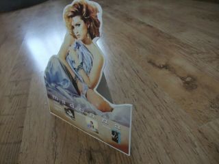 (- 0 -) RARE MADONNA MATERIAL GIRL LIKE A VIRGIN SMALL PROMO STAND STANDEE 2