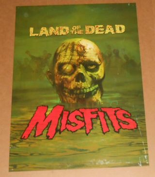 Misfits Land Of The Dead Poster 2009 Vintage 20x28 Danzig Rare