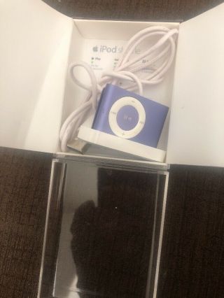 Apple Ipod Shuffle 2nd Gen A1204 1gb (purple) - Rare