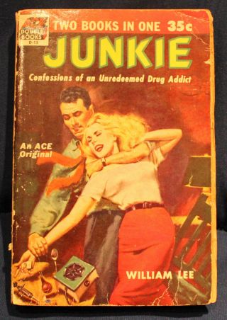 Rare Ace Double Book D - 15 1st Edition - William S.  Burroughs " Junkie " 1953