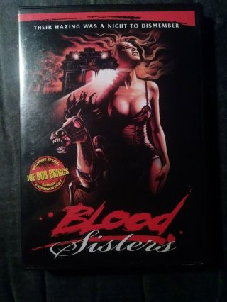 Blood Sisters Dvd Shriek Show Rare Oop 80s Horror Slasher