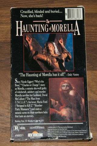 The Haunting of Morella - VHS - Rare OOP Horror Cult film 2