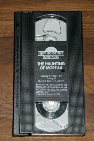 The Haunting of Morella - VHS - Rare OOP Horror Cult film 3
