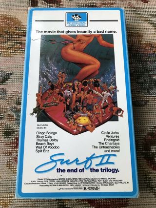 Surf Ii: The End Of The Trilogy Vhs Rare Horror Zombies Interglobal