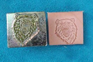 Leather Tools/ Vtg Midas 1 " Stamp 8366 Rare Kodiak Bear