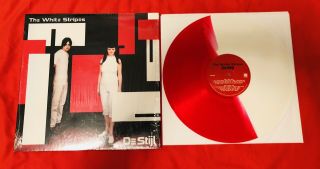 The White Stripes De Stijl Red/white Split Vinyl Lp Jack White Third Man Rare