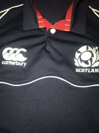 Scotland Rugby Training Shirt 2007/08 Large Rare 2