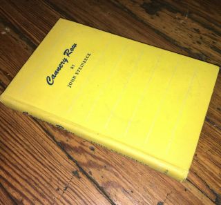 Cannery Row By John Steinbeck 1945 Viking Press Vtg 1st Edition Rare Ed First