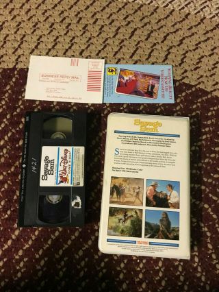 Walt Disneys Savage Sam Big box slip rare OOP VHS 2