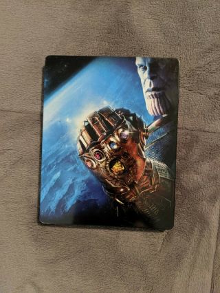 Avengers Infinity War 4k Ultra Hd/blu - Ray Steelbook Rare Like Best Buy