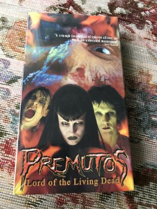 Premutos Lord Of The Living Dead Vhs Rare Horror Gore Zombies Shock O Rama