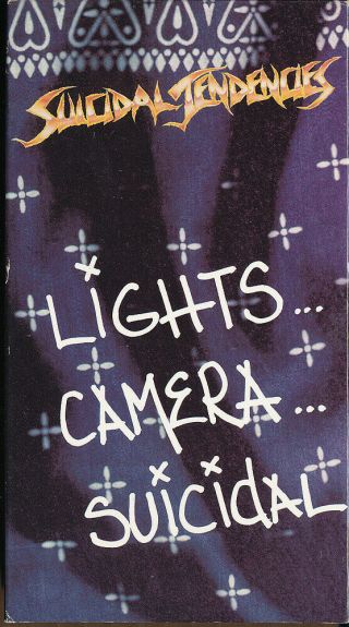 Suicidal Tendencies Lights Camera Suicidal Rare Out Of Print Vhs 