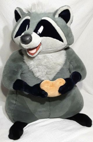 Douglas Cuddle Toys Giant Disney Meeko Raccoon Plush Pocahontas - Very Rare