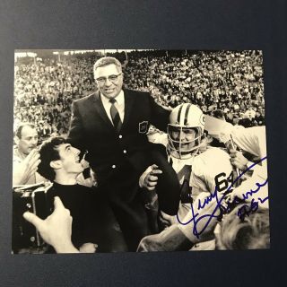 Jerry Kramer Signed 8x10 Photo Autograph Green Bay Packers Lineman Hof Rare