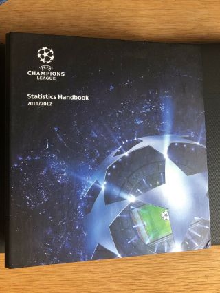 Very Rare Champions League Handbook Statistics 2011/2012 Chelsea Final Winners