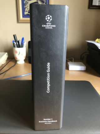 Very Rare Champions League Handbook Statistics 2011/2012 Chelsea Final Winners 3