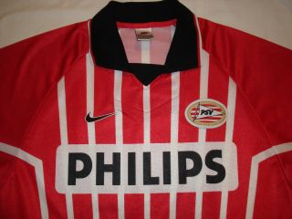 PSV EINDHOVEN HOME FOOTBALL SHIRT 1997 1998 NIKE SIZE ADULT XL NETHERLANDS RARE 2