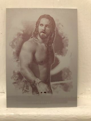 2017 Topps Wwe Seth Rollins Auto 1/1.  Ultra Rare Only One Made