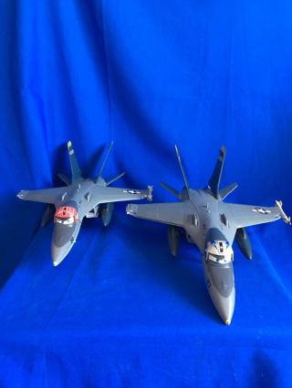 2 X Disney Talking Planes Xxl Echo And Bravo Vf - 17 Jet 40cm Long - Rare