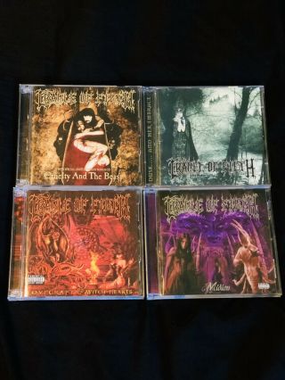 Cradle Of Filth Limited Edition 4 CD Slipcase - Rare - Box Set 3