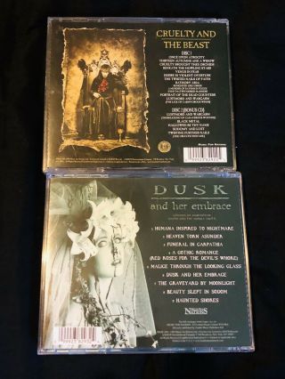Cradle Of Filth Limited Edition 4 CD Slipcase - Rare - Box Set 4