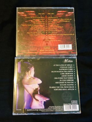 Cradle Of Filth Limited Edition 4 CD Slipcase - Rare - Box Set 5
