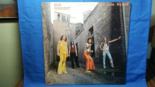 Ron Goedert Breaking All The Rules Rare 1980 Polydor Hard Rock Heavy Metal Lp