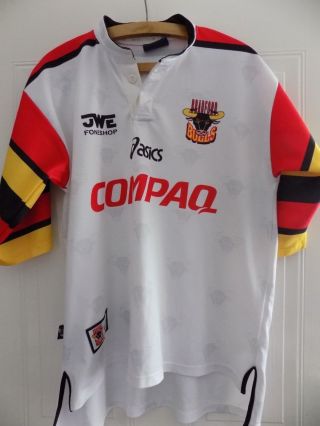 Rare Rugby League 1998 Bradford Bulls Home Vintage Retro T Shirt Jersey Mens