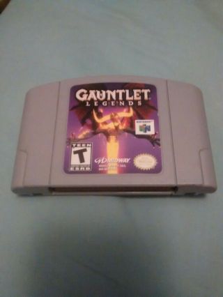 Gauntlet Legends Nintendo 64 1999 N64 Game Great No Issues Rare Midway