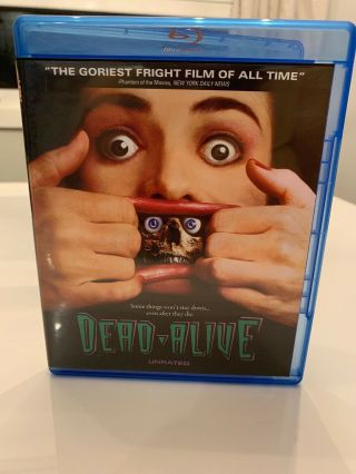 Dead Alive Unrated,  Blu Ray,  Very Rare Oop,  Buy It Now