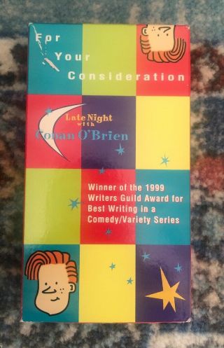 Rare Late Night With Conan O’brien Vhs Screener Emmys 00s For Your Consideration