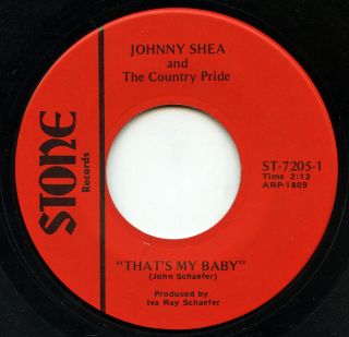 Rare Rockabilly 45 - Johnny Shea & Country Pride - That 