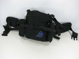 Rare Vtg Jandd Mountaineering Santa Barbara Large Black Fanny Waist Pack Bag