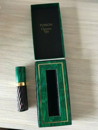 Christian Dior Poison 7.  5 Ml 0.  25 Oz Parfum Perfume - Very Rare -