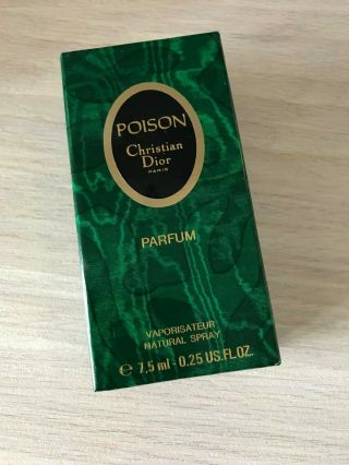 Christian Dior Poison 7.  5 ml 0.  25 oz parfum perfume - Very rare - 8