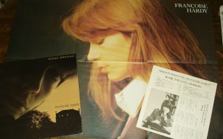 Francoise Hardy " Message Personnel " Rare 1973 Japan Only Lp W/big Poster French