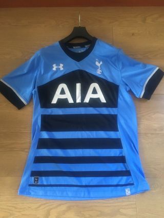 Rare Tottenham Hotspur,  Spurs 2015/16 Authentic Away 2nd Shirt,  Lg,  Under Armour