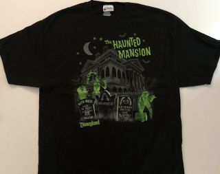 Rare Vintage Disney Haunted Mansion Hitchhiking Ghosts T - Shirt Size 2xl S72