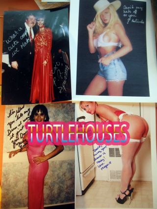 Nina,  Megan,  Pj,  Belinda Xxx Rare Signed Autographed Photograph