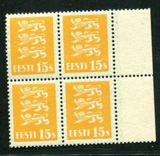 Estonia 1929 Mi 81 Mnhog Rare Thin Paper