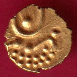Ancient - South Indian - Gold Fanam - Rare Coin U11