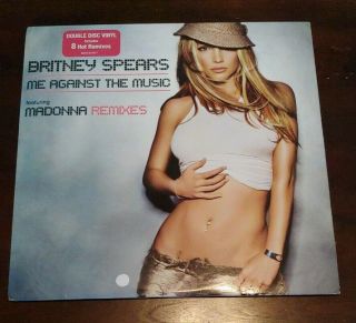 Britney Spears - Me Against The Music Dbl 12 " Vinyl Lp Rare Oop Madonna Remixes
