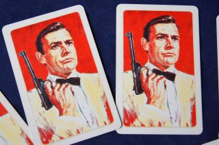 Japanese Exclusive 007 JAMES BOND GOLDFINGER PLAYING CARDS 1965 Completed RARE 3