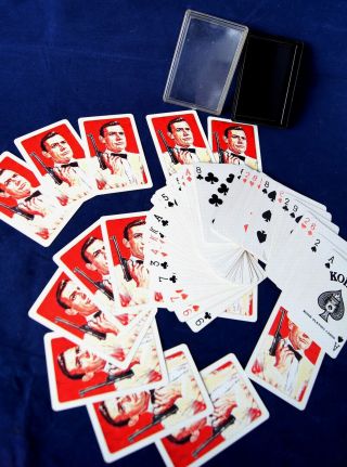 Japanese Exclusive 007 JAMES BOND GOLDFINGER PLAYING CARDS 1965 Completed RARE 8