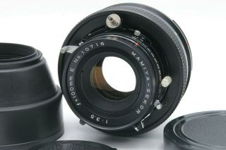 Rare Mamiya Sekor 100mm " E " F/3.  5 Lens Universal Press 23 From Japan