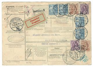 S31820) Denmark 1935 Rare Tranport Document With Interesting Franking