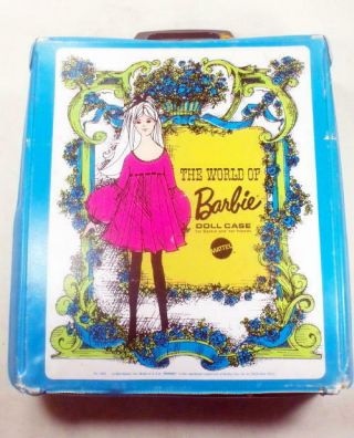 Rare Antique Barbie Doll No.  1002 Dated 1968 Mattel Suitcase & Clothes
