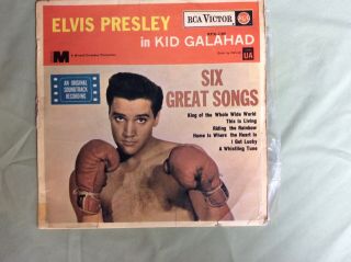 Elvis Presley - In Kid Galahad.  Rare Vinyl Ep 45 Rca Records : - Nz Pressing 1962