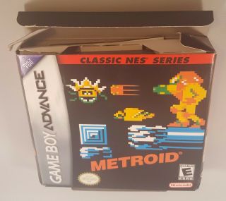 Metroid Nintendo Classic NES Game Boy Advance GBA Complete Cleaned Rare 4