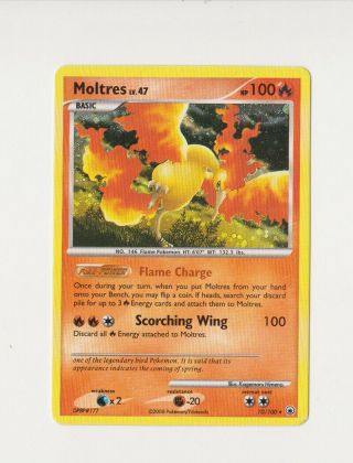Pokemon Card English Moltres 10/100 Majestic Dawn Basic Rare Tcg Toy Collectible